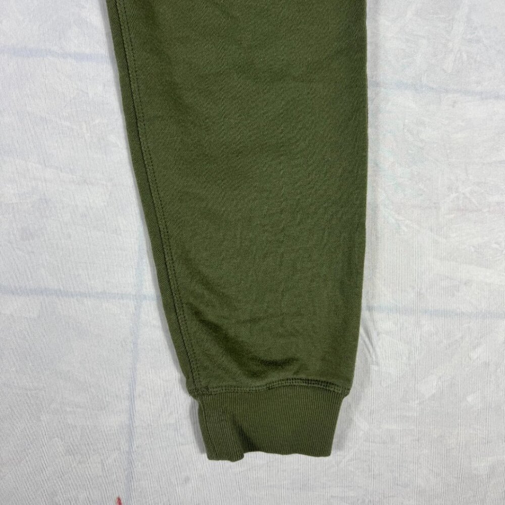 Hurley Jogger Pants Mens Olive Green Fleece Tapered Leg Elastic Waist Size M - Picture 12 of 16
